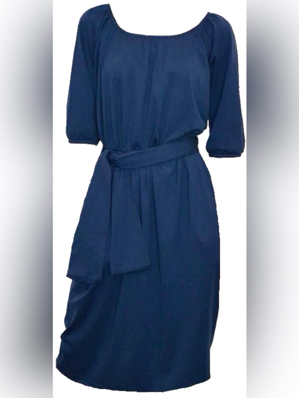 Smitten Merino Gabby Smock Dress, Indigo Blue, Medium (AUS 8), EUC